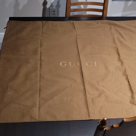 Gucci EUC Dust Bag Drawstring Large Trolley Bag 42x34 - Picture 2 of 4